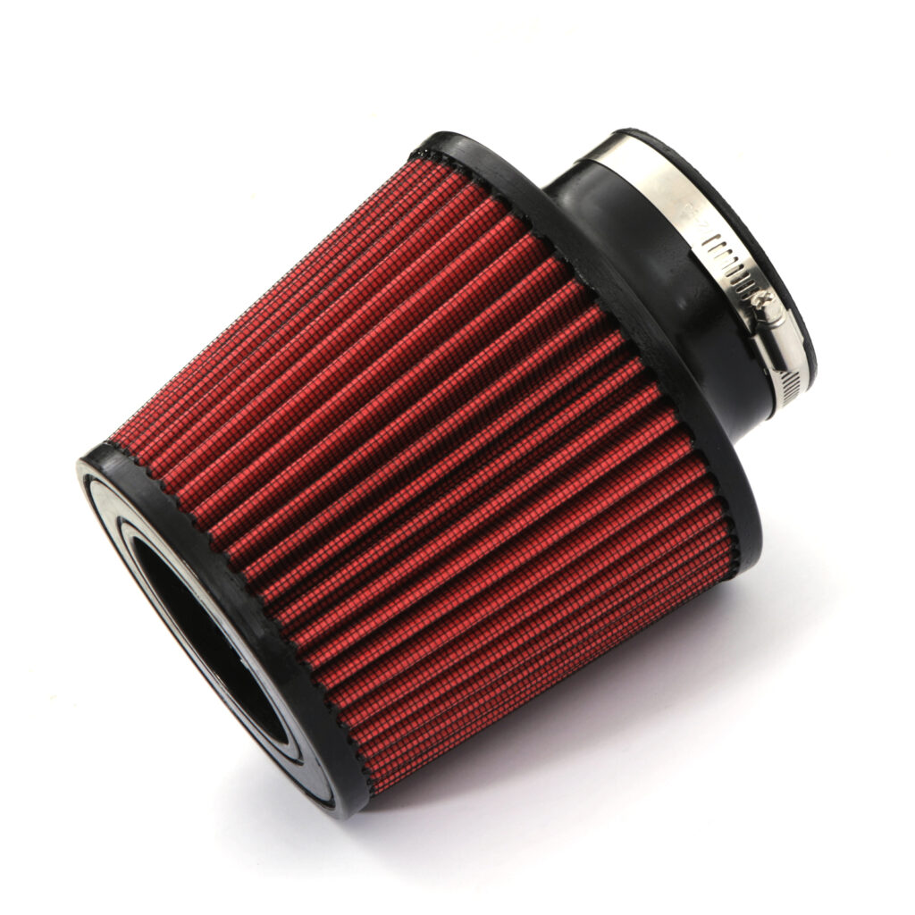 Red/Black Performance Air Filter - 3" / 76mm - Universal