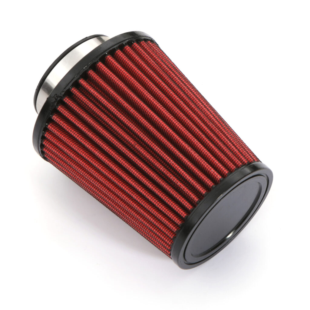 Red/Black Performance Air Filter - 2.5" / 63.5mm - Universal