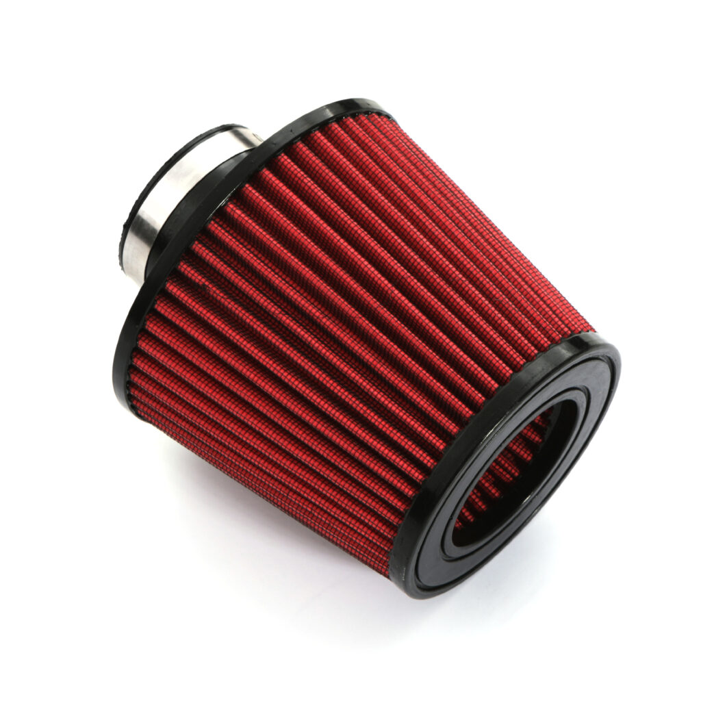 Red/Black Performance Air Filter - 2.5" / 63.5mm - Universal