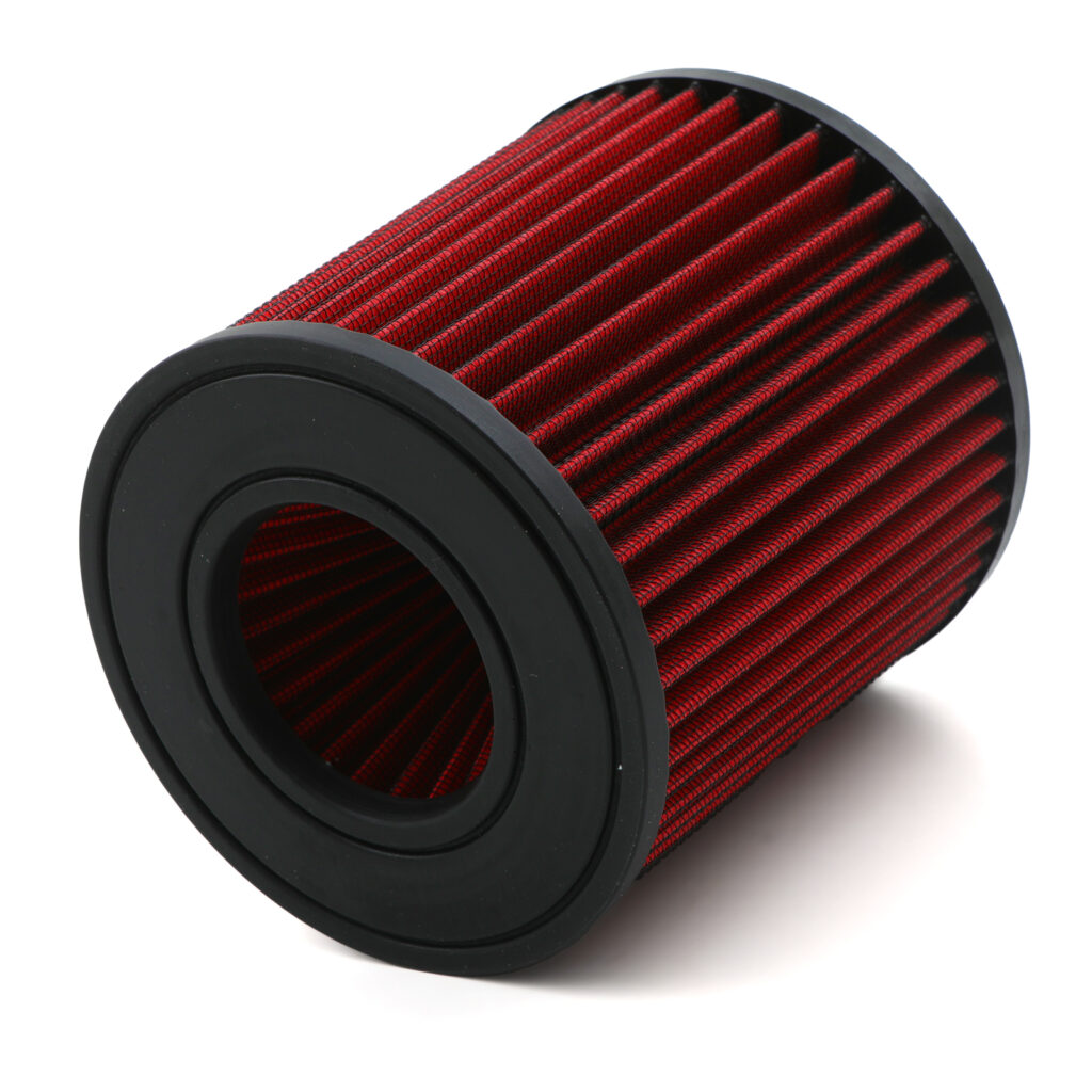 Red/Black Performance Air Filter - 3.5" / 88.9mm - Universal